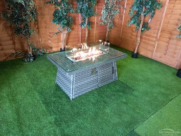 Serena Rectangular Firepit Coffee Table