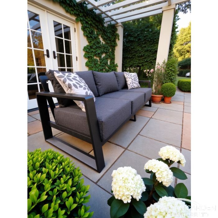 Aluminium EUROPA 3 Seat 4 Piece Sofa Set
