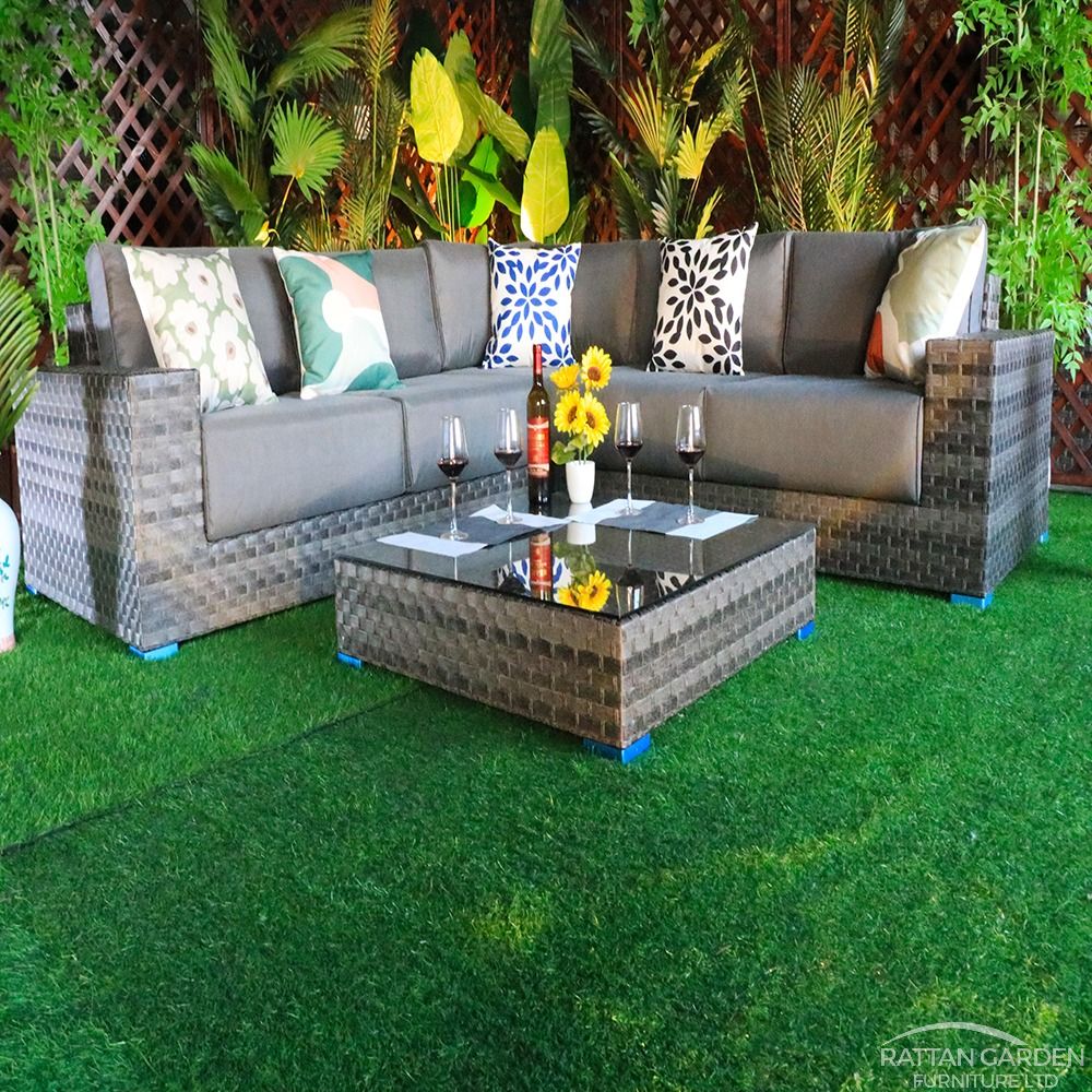 Rattan Prague Serena Corner Sofa Set