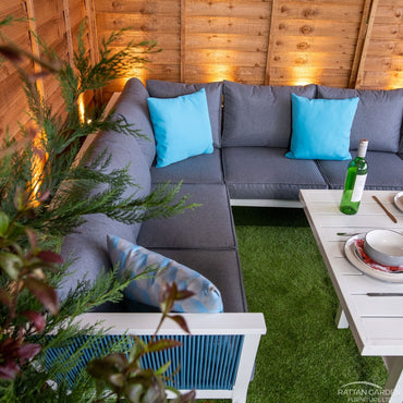 Rattan Agean Corner Dining Set