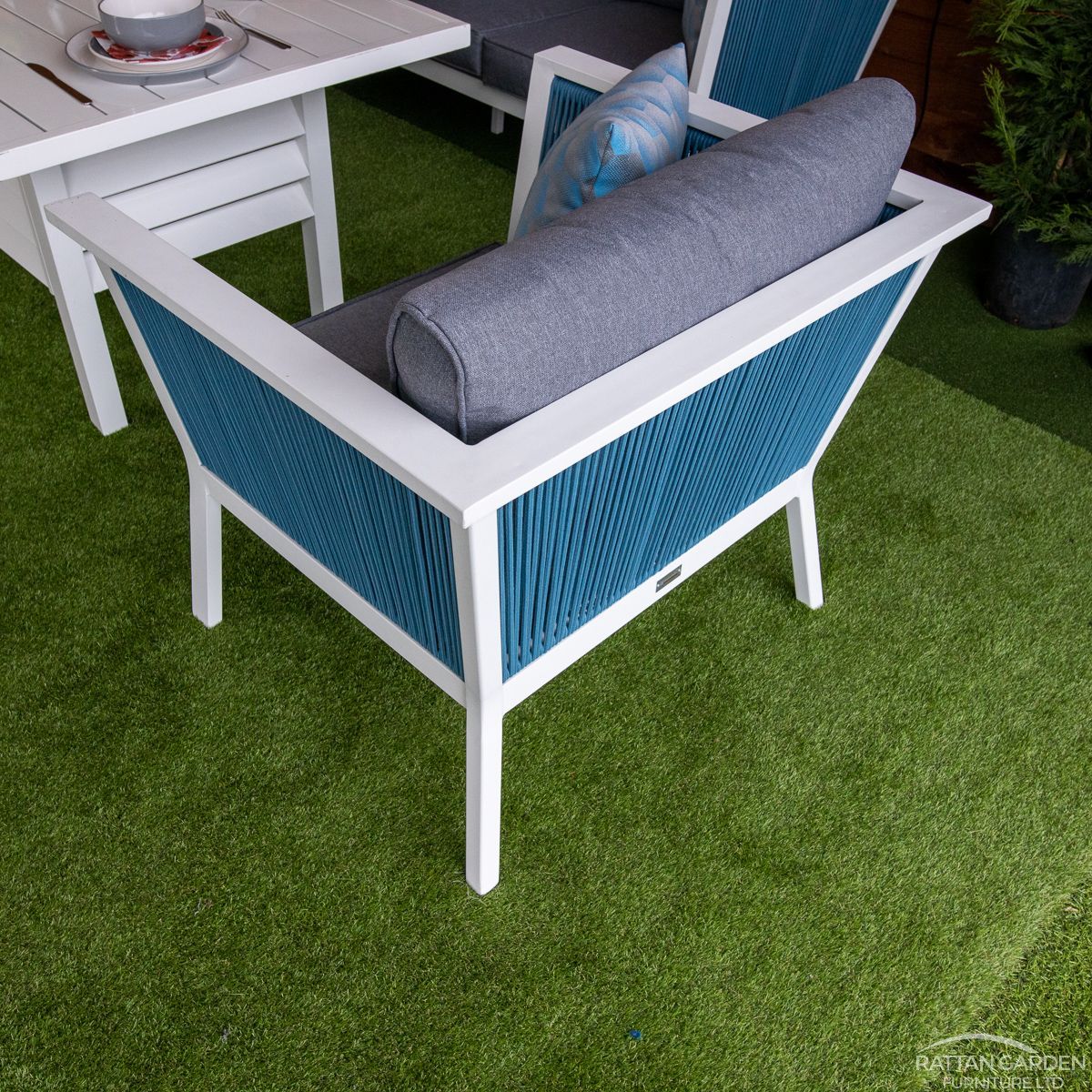 Rattan Agean Corner Dining Set