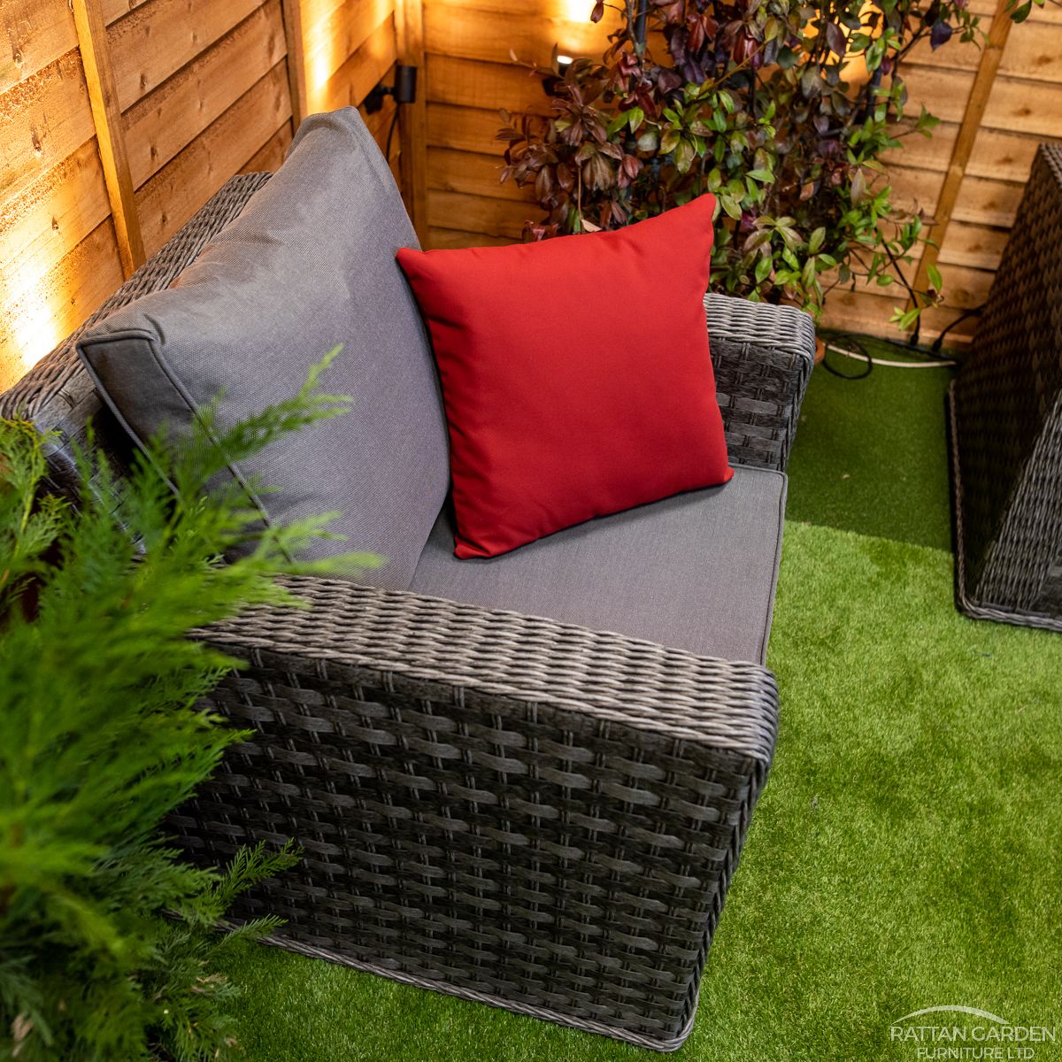 Serena Rhodes 4 Seat 3 Piece rattan Sofa Set
