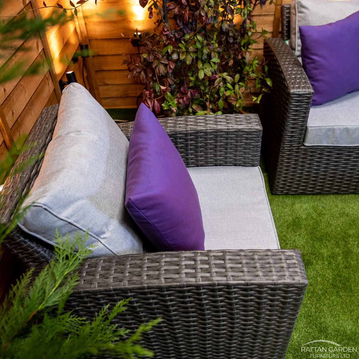 Rattan Platinum Rhodes 5 Seat 3 Piece Sofa Set