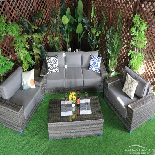 Rattan Serena Oslo 5 Seat Sofa Set
