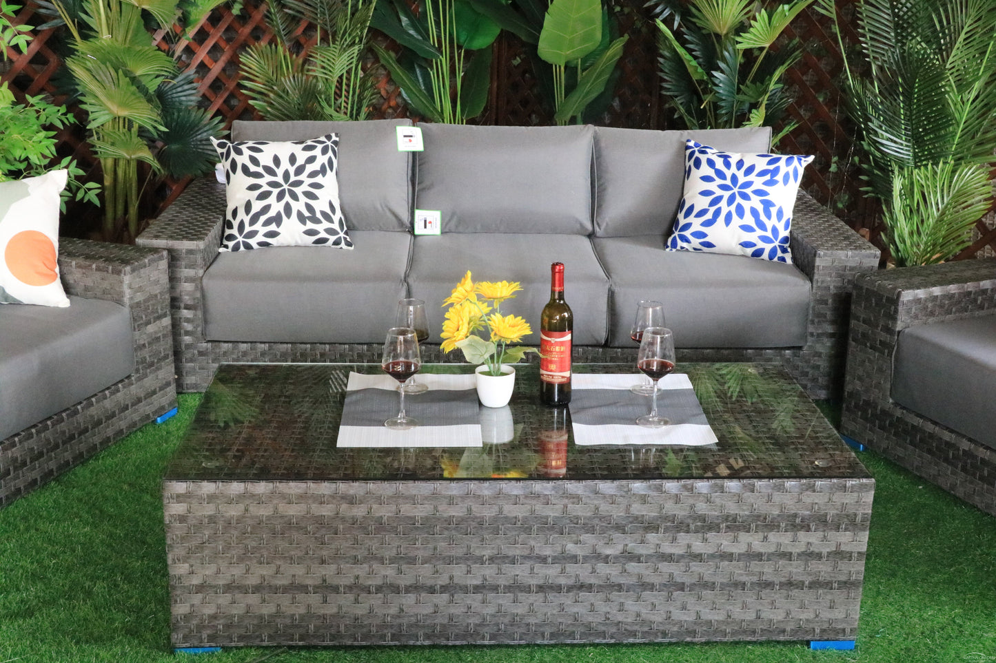 Rattan Serena Oslo 5 Seat Sofa Set