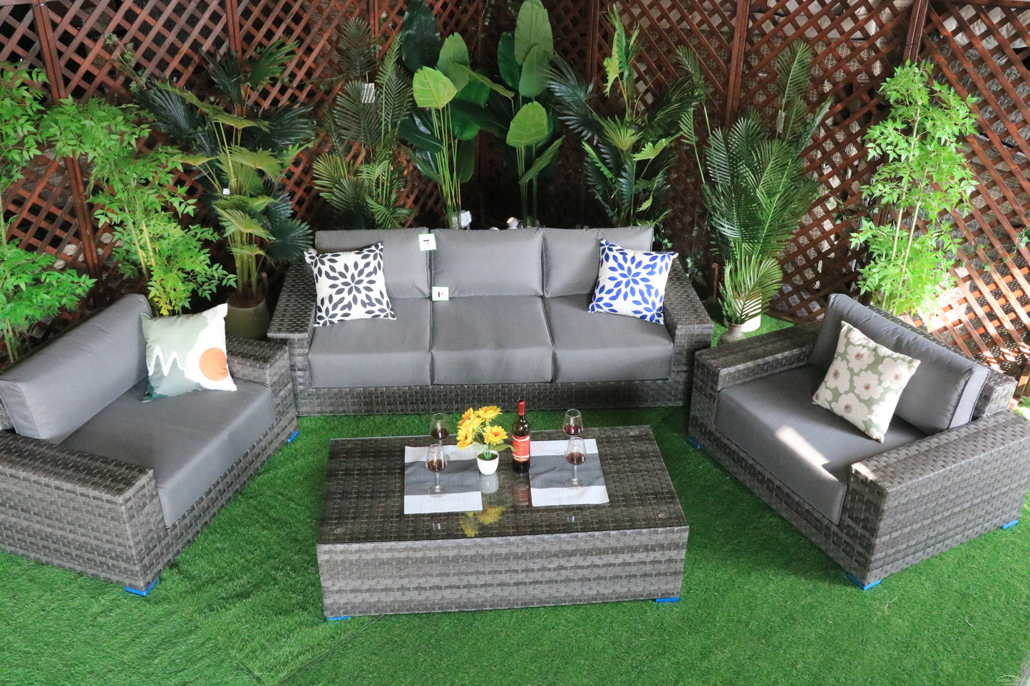 Rattan Serena Oslo 5 Seat Sofa Set