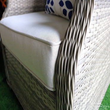 Champagne Belgrade High Back Sofa Set with Coffee Table