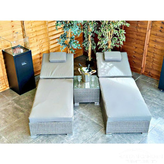 Rattan Harmony Sun Lounger Set