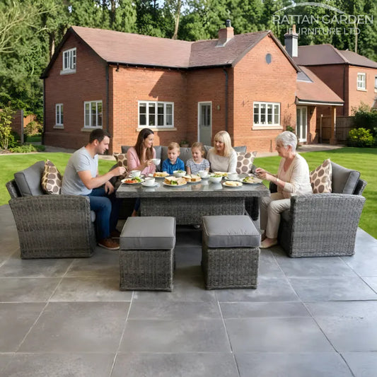 Rattan Serena Chichester Rising Table Sofa Set