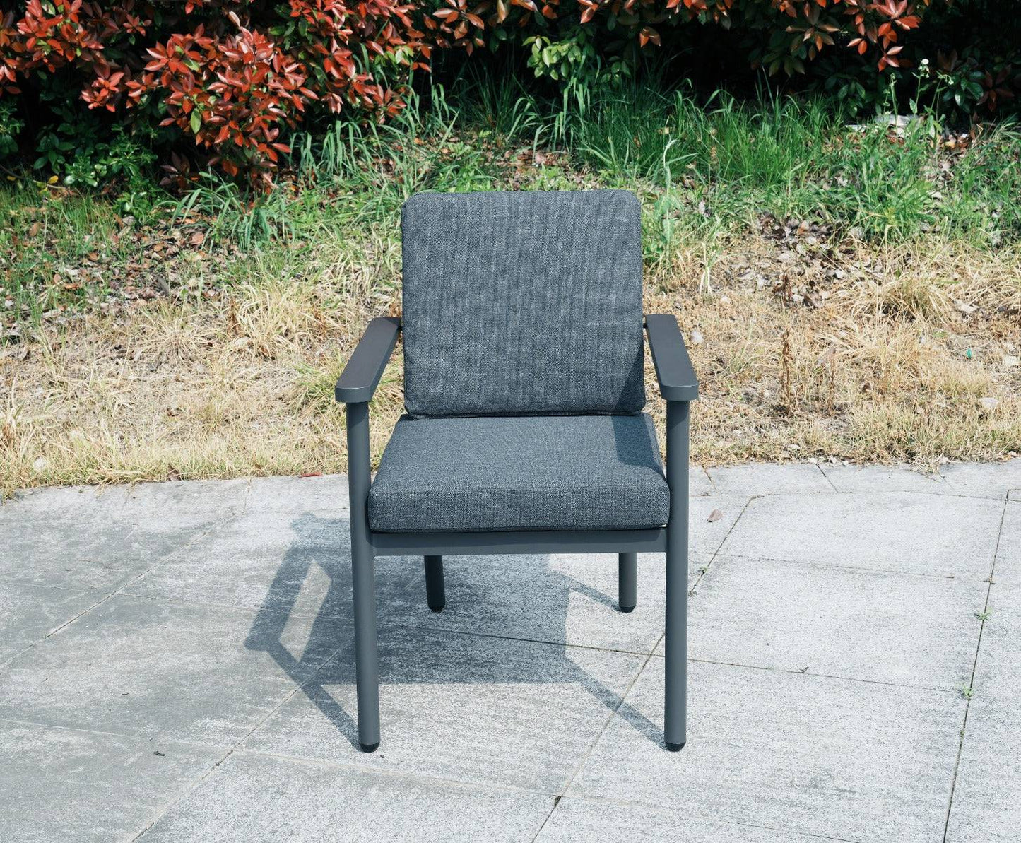 Aluminium Square Outdoor dining table for 4