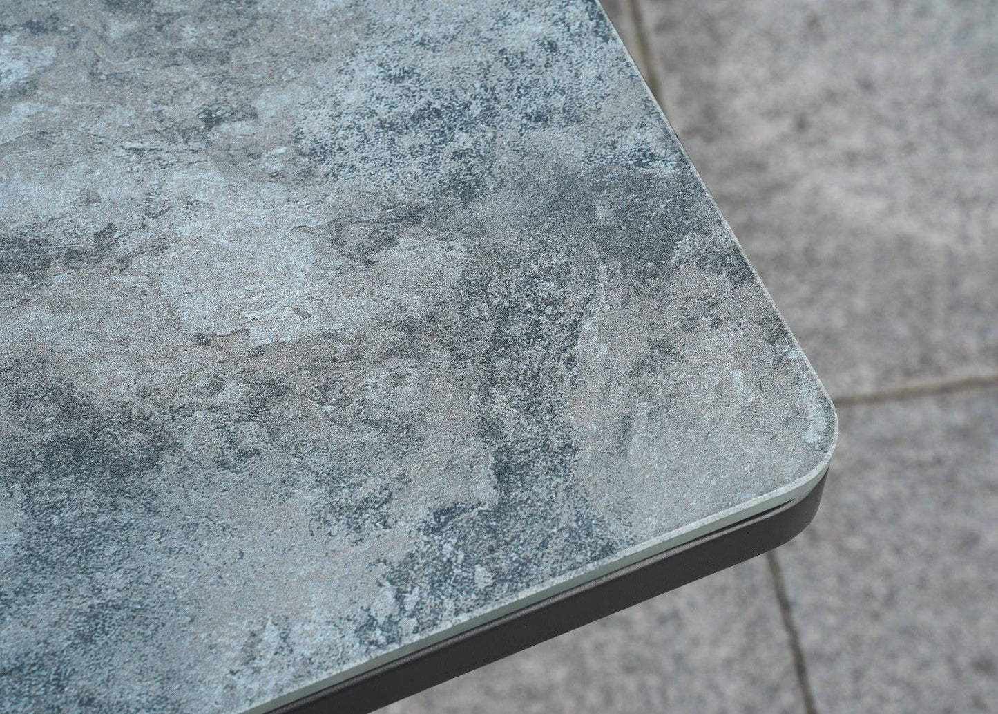 Aluminium Square Outdoor dining table for 4