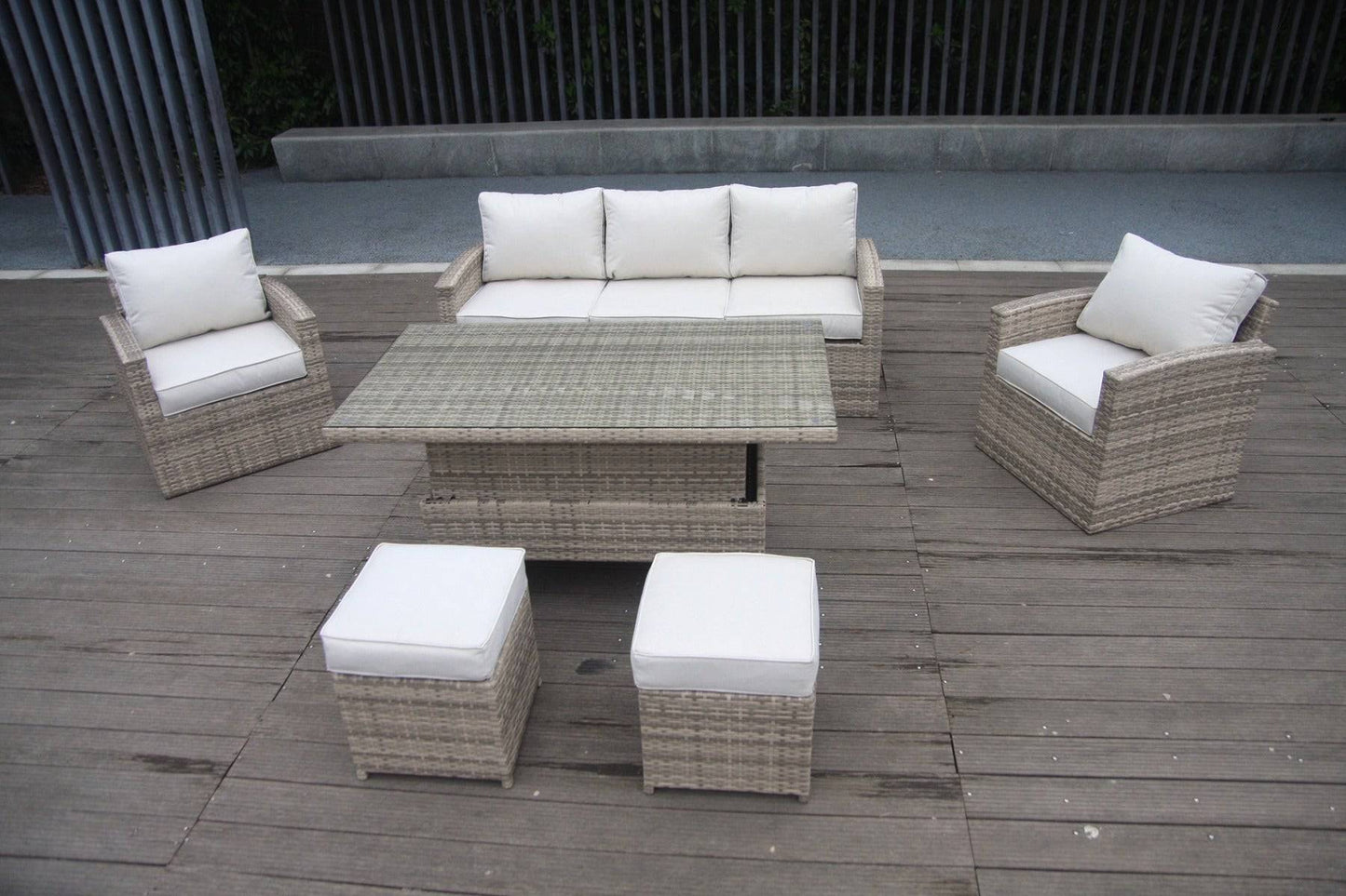 Champagne Chichester Rising Table Sofa Set
