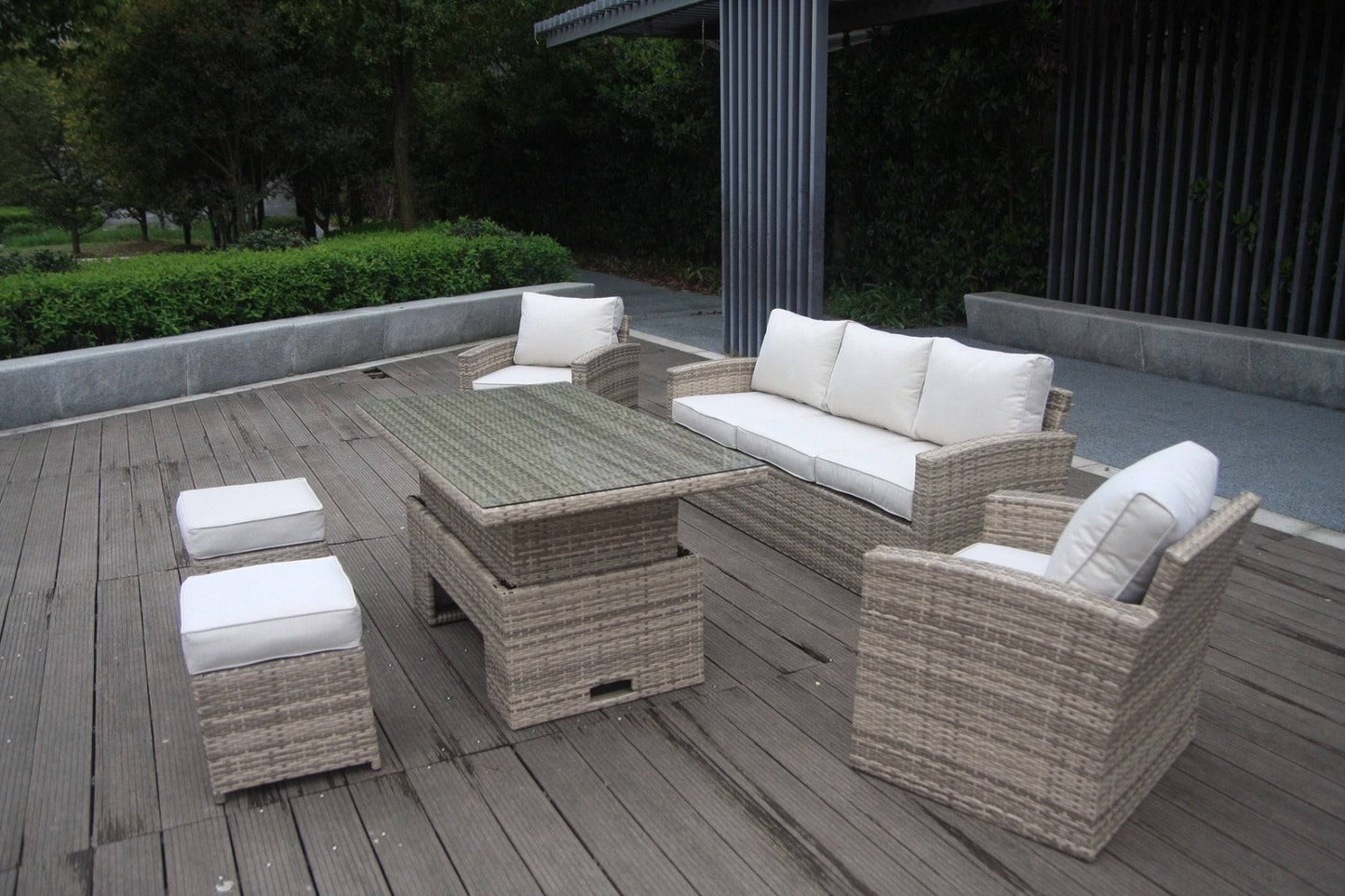 Champagne Chichester Rising Table Sofa Set