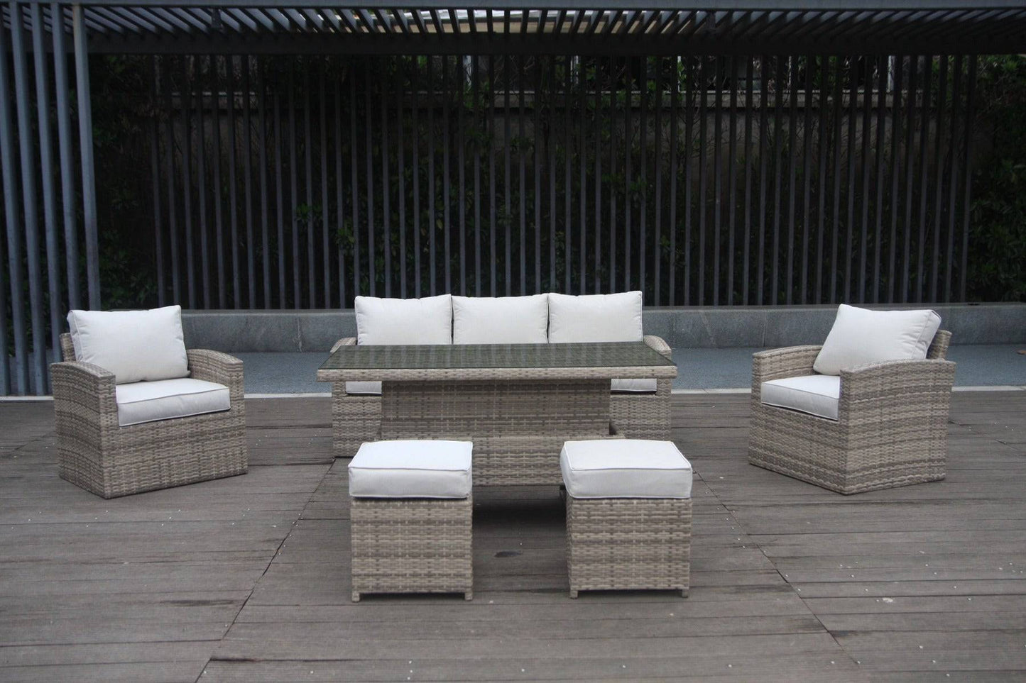 Champagne Chichester Rising Table Sofa Set