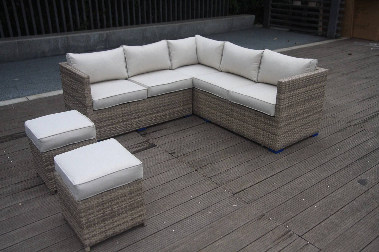 Champagne Exeter Corner Dining Table Set