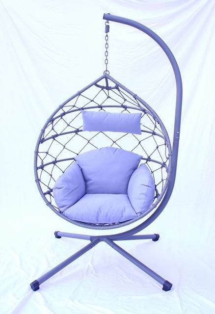 Cozy Deluxe Single Hanging Egg Chair