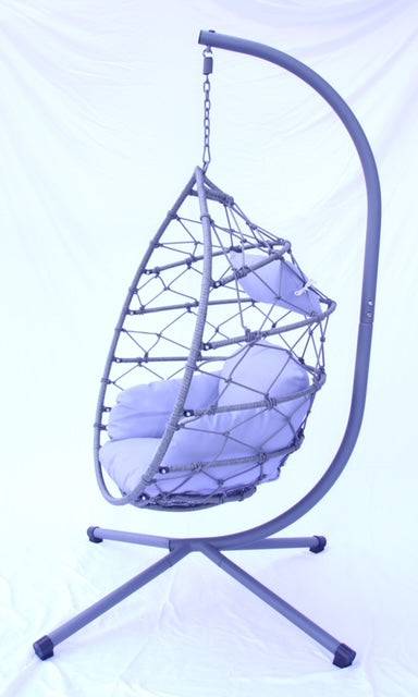 Cozy Deluxe Single Hanging Egg Chair