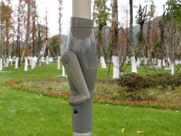 LED 3M Round Remote Controlled Cream Parasol