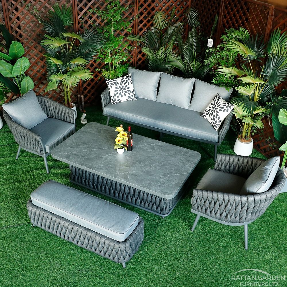 Rope Knightsbridge 7 Seat 5 Pieces Sofa Set