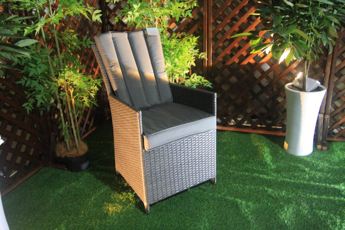 Rattan Ocean 6 Seater Round Garden Dining Set