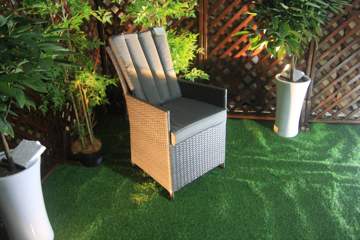 Rattan Ocean 6 Seater Round Garden Dining Set