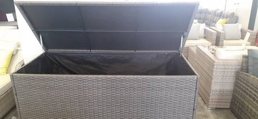 Platinum Rattan Large Storage Box