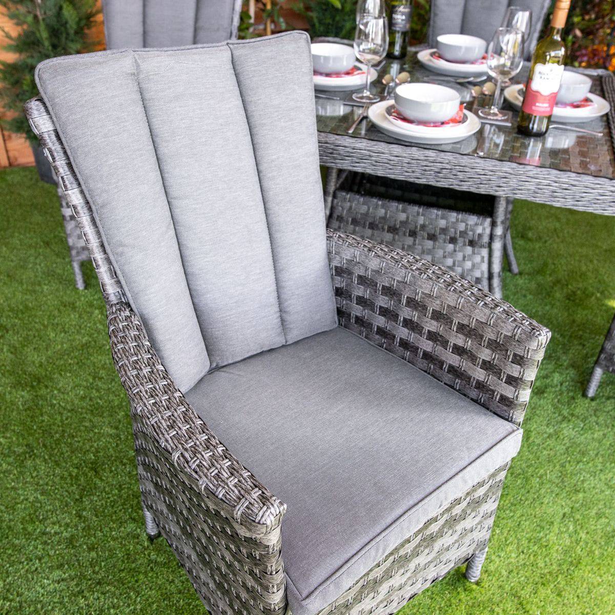 Serena Atlanta Square 4 Seater Dining Set