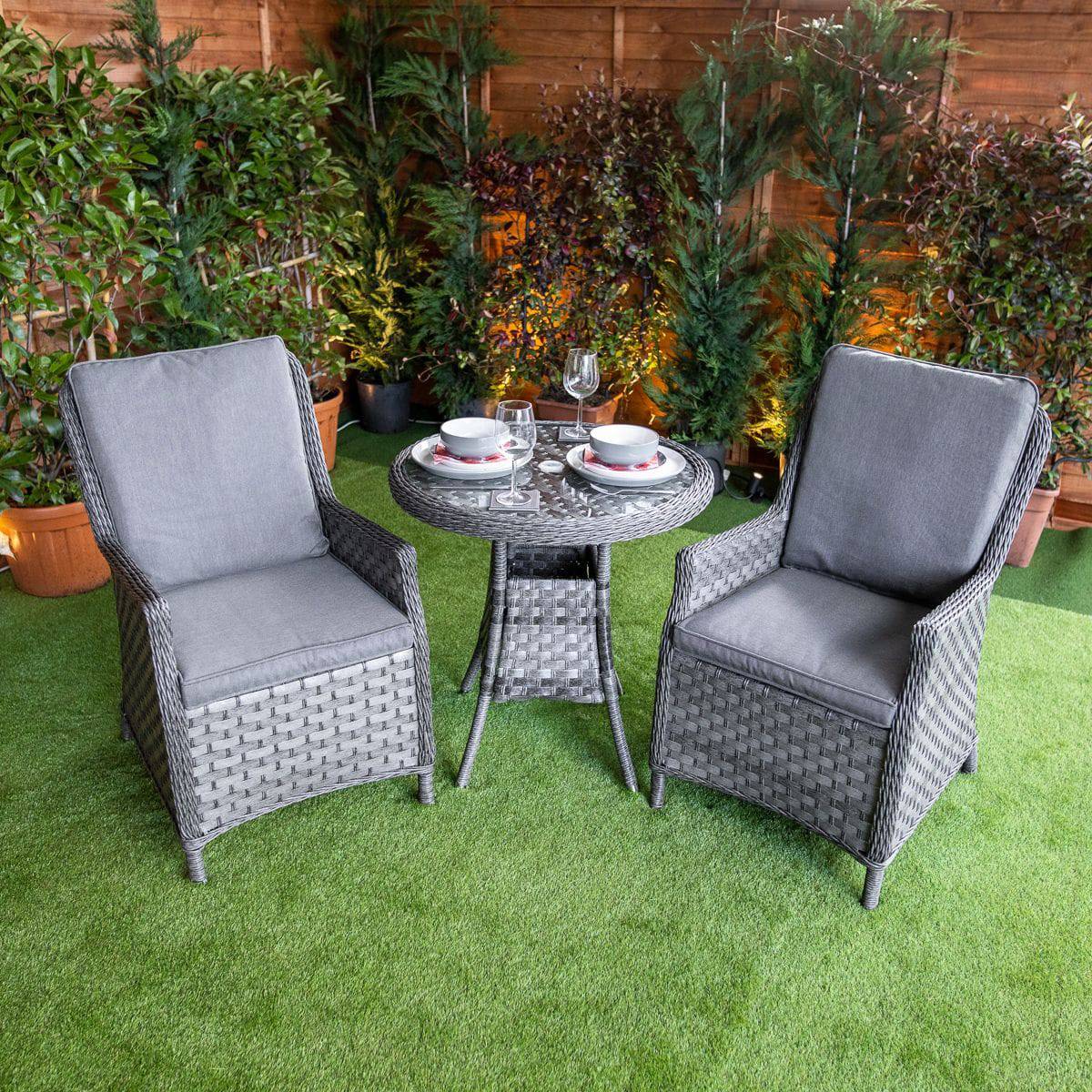 Serena Paris Bistro Round Dining Table Set