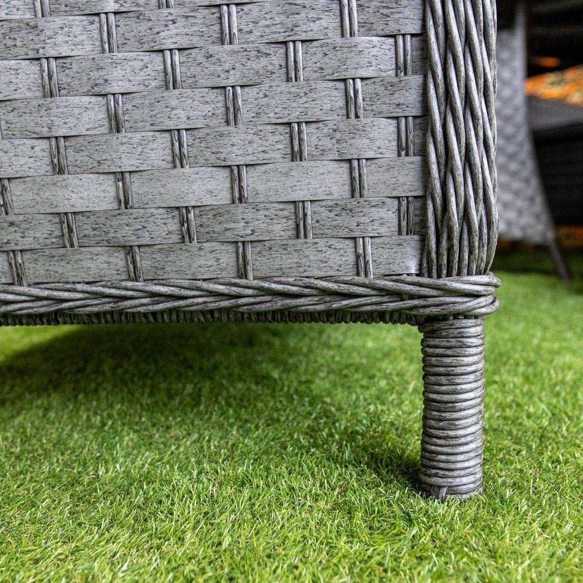 Serena Paris Round 8 Seater Outdoor Furniture with Fire Pit