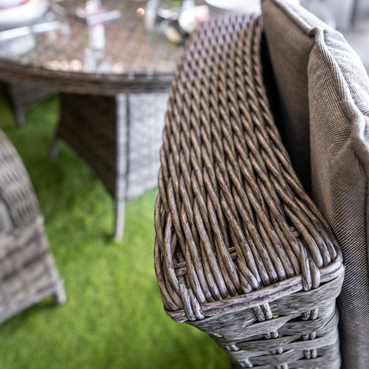 Serena Tokyo Round 4 Seater Rattan Garden Dining Set