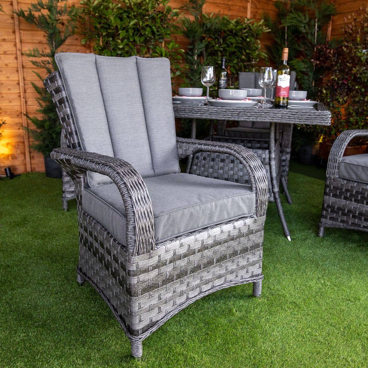 Serena Tokyo Square 4 Seater Dining Set