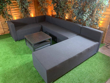 Sunbrella Corner Group With Separate Sun Lounger