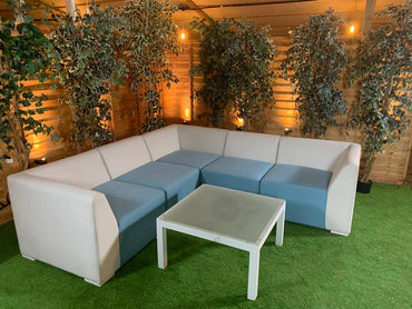 Sunbrella Corner Sofa With Coffee Table