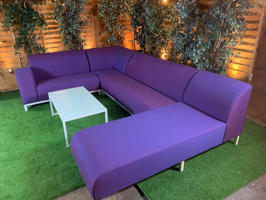 Sunbrella Extra Large Corner Group With Separate Lounger