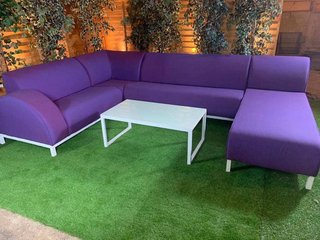 Sunbrella Extra Large Corner Group With Separate Lounger