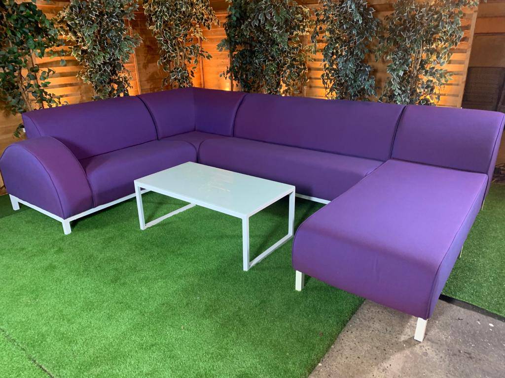 Sunbrella Extra Large Corner Group With Separate Lounger