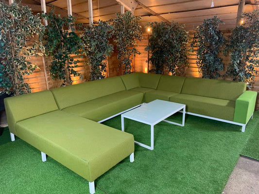 Sunbrella Extra Long Corner Group With Separate Lounger