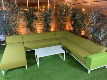 Sunbrella Extra Long Corner Group With Separate Lounger