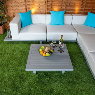 Sunbrella Rome Corner Sofa Set cream