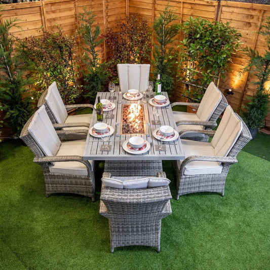 Make Your Evenings Special with a Right Fire Pit Dining Table Set Garden Furniture Hub