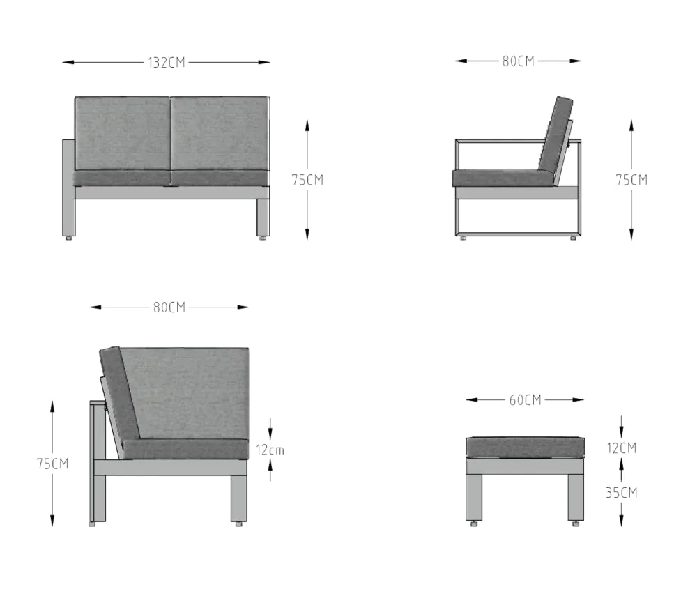 Zachary Corner Dining Set With Adjustable Table