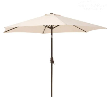 Shanghai 2.7m Round Crank Parasol in Cream