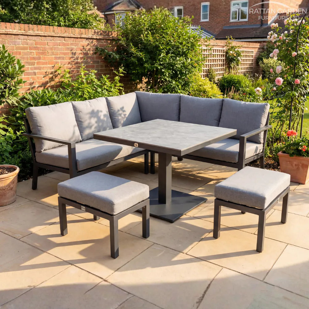 ALuminium Aspen Corner Sofa Set