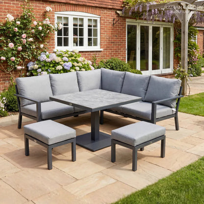 ALuminium Aspen Corner Sofa Set