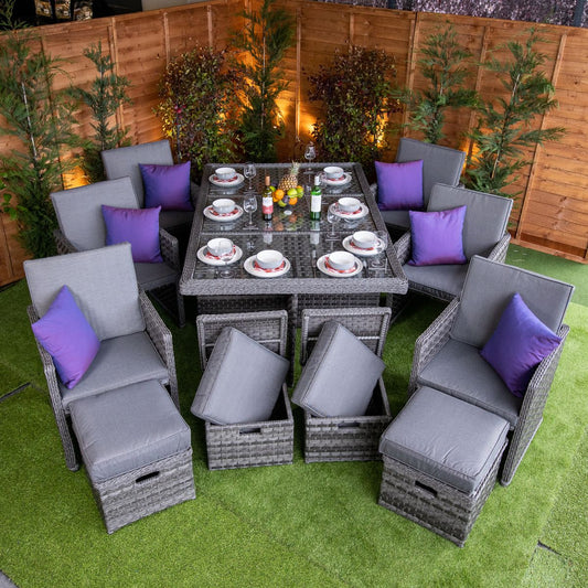 Serena 6 Seater Cube Set - Garden Furniture Hub Essex