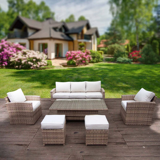 Champagne Chichester Rising Table Sofa Set