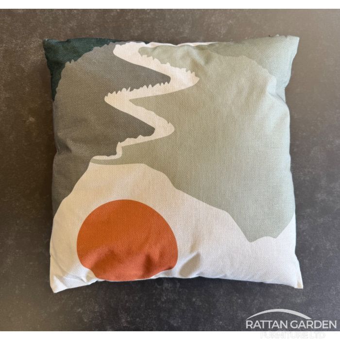 Orange Circle Scatter Cushion
