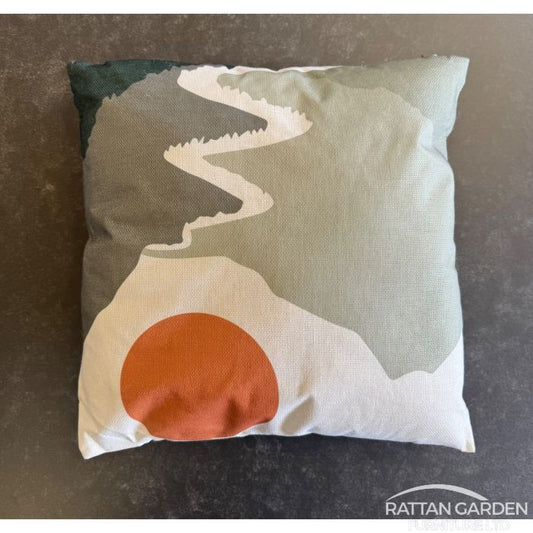 Orange Circle Scatter Cushion