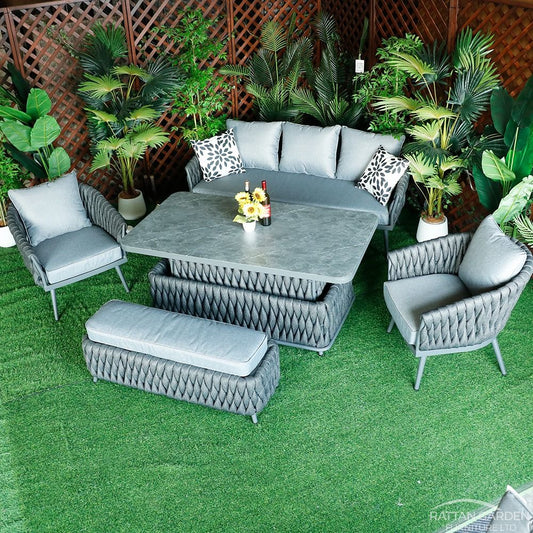Rope Knightsbridge 7 Seat 5 Pieces Sofa Set