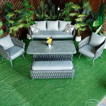 Rope Knightsbridge 7 Seat 5 Pieces Sofa Set